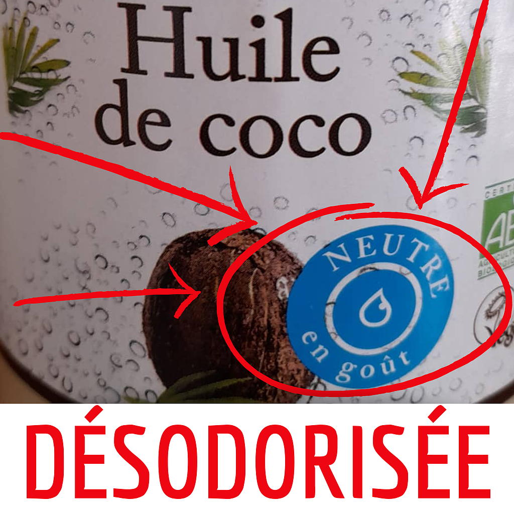 HUILE COCO DESODORISEE BIOPLANETE 950 ML