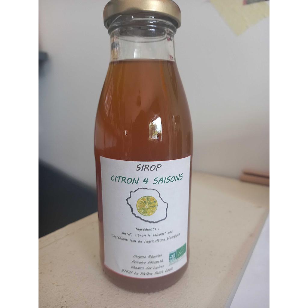 SIROP DE CITRON 4 SAISONS 200ml