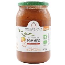 COMPOTE DE POMMES 935GR Coteaux Nantais Demeter