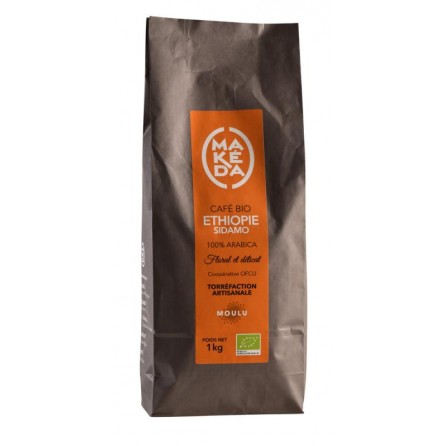 CAFE ETHIOPIE MOULU - 1KG (LOT DE 6)