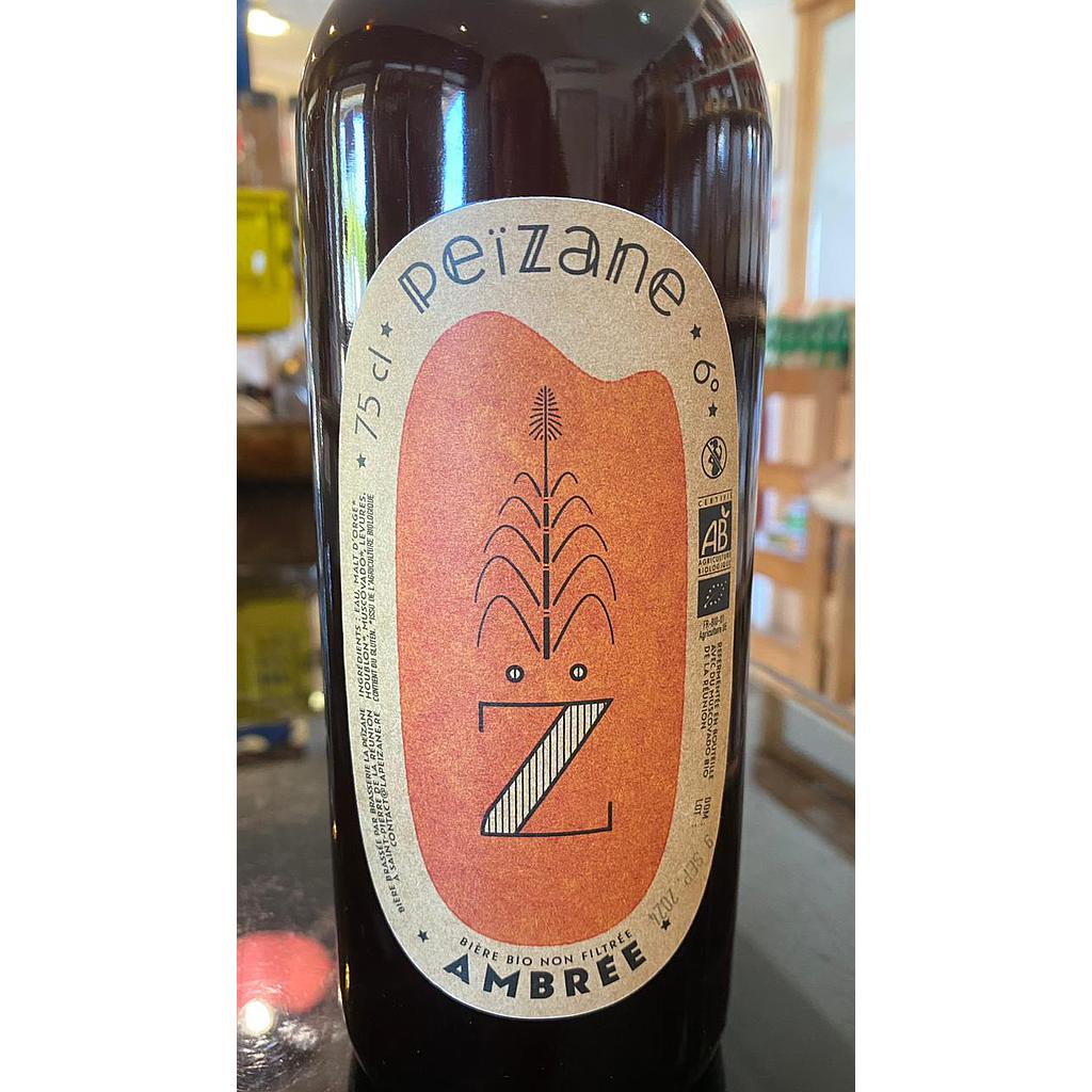BIERE AMBREE LA PEIZANE 75 CL