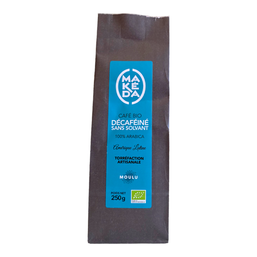 CAFE DECAFEINE MOULU MAKEDA 250gr