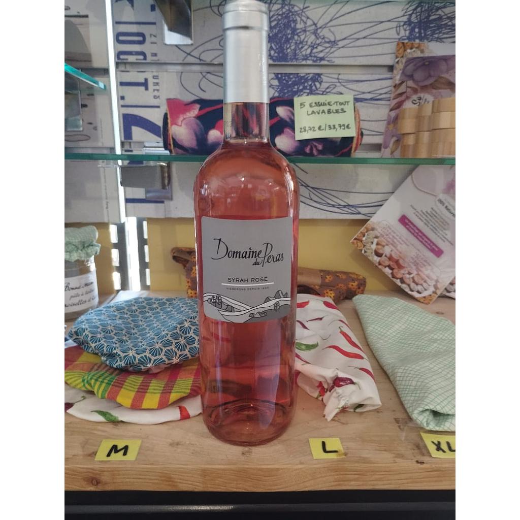 VIN ROSE SYRAH - DOMAINE DU PERAS - 75cl