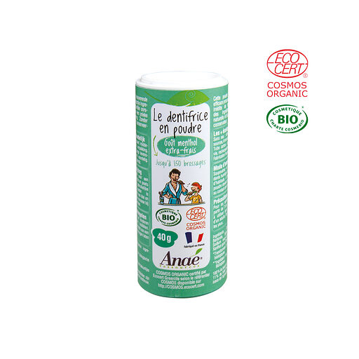 DENTIFRICE MENTHOL EN POUDRE 40g