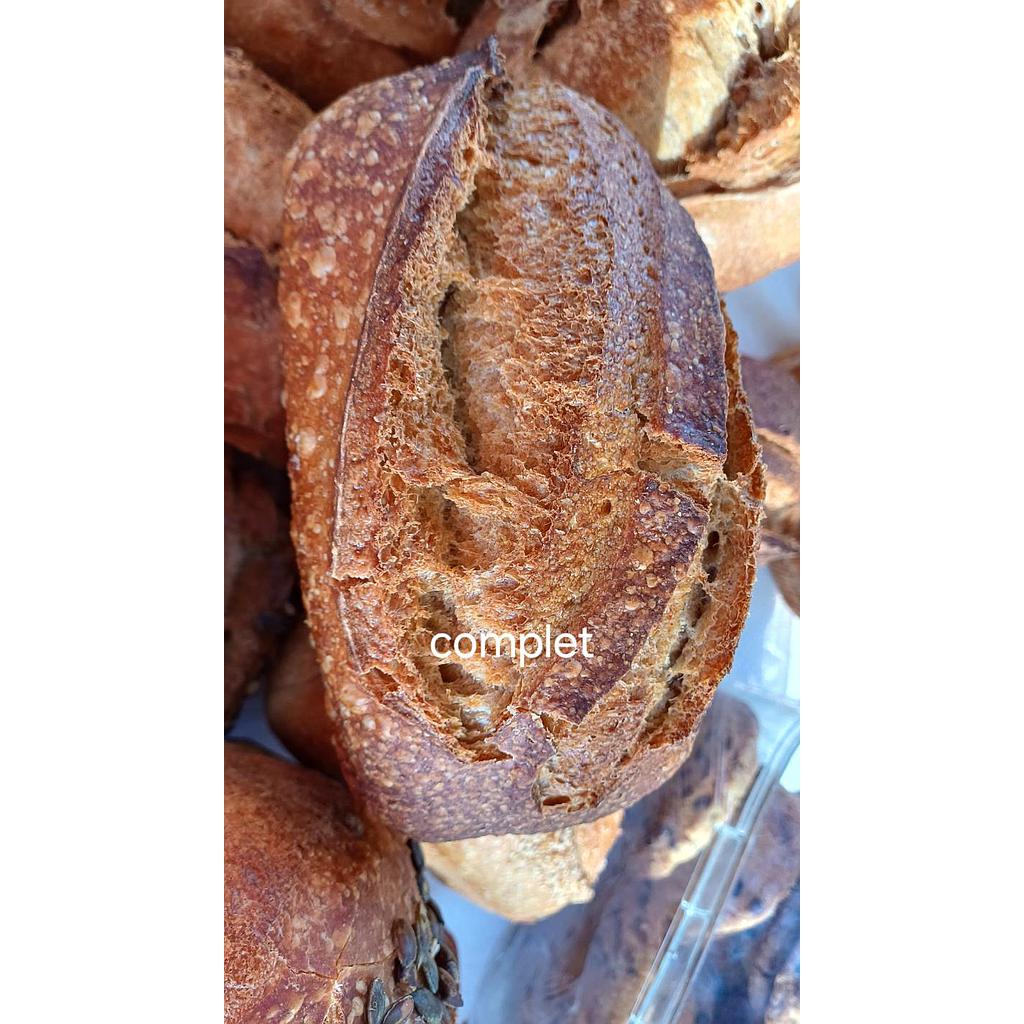 PAIN LEVAIN COMPLET 500gr la mie bio