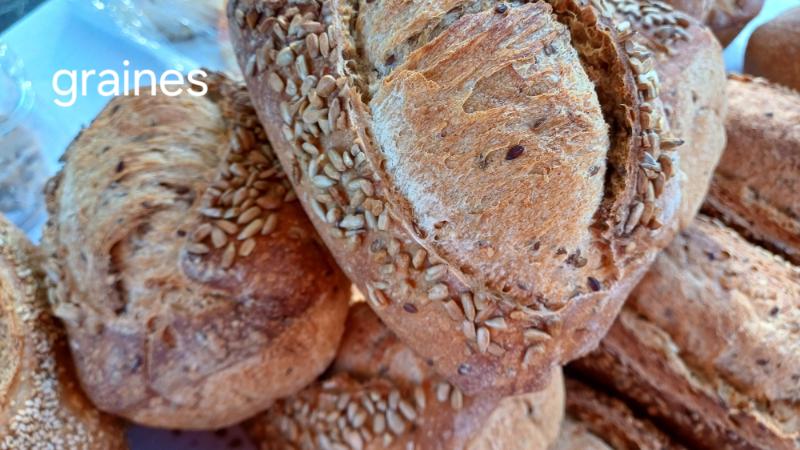 PAIN LEVAIN LIN TOURNESOL 500gr la mie bio