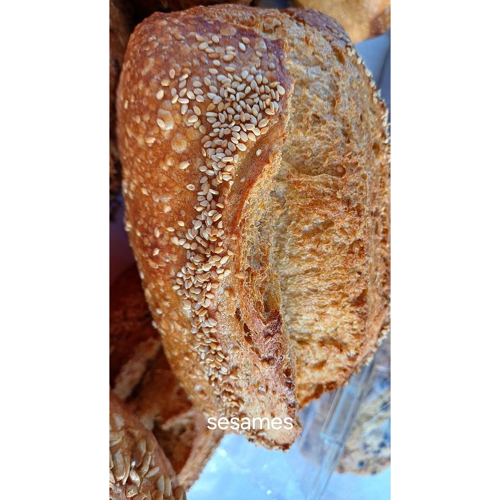 PAIN LEVAIN SESAME 500gr la mie bio