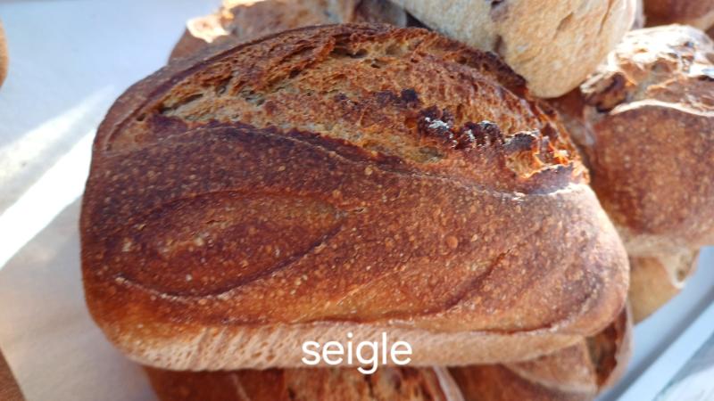 PAIN LEVAIN SEIGLE 500gr la mie bio