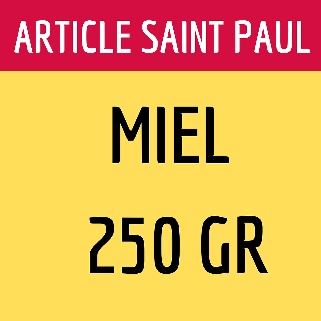 MIEL 250gr (uniquement pour Saint Paul)