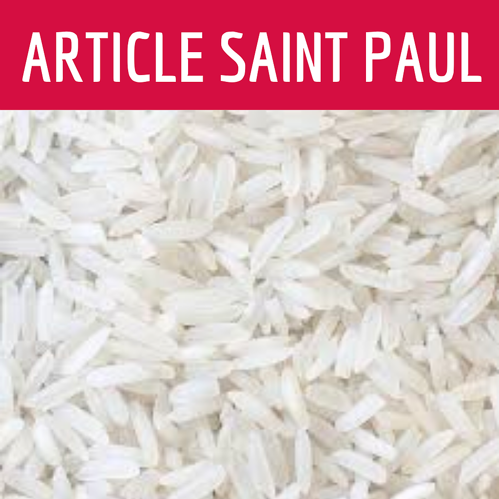 RIZ BLANC (uniquement pour Saint Paul)