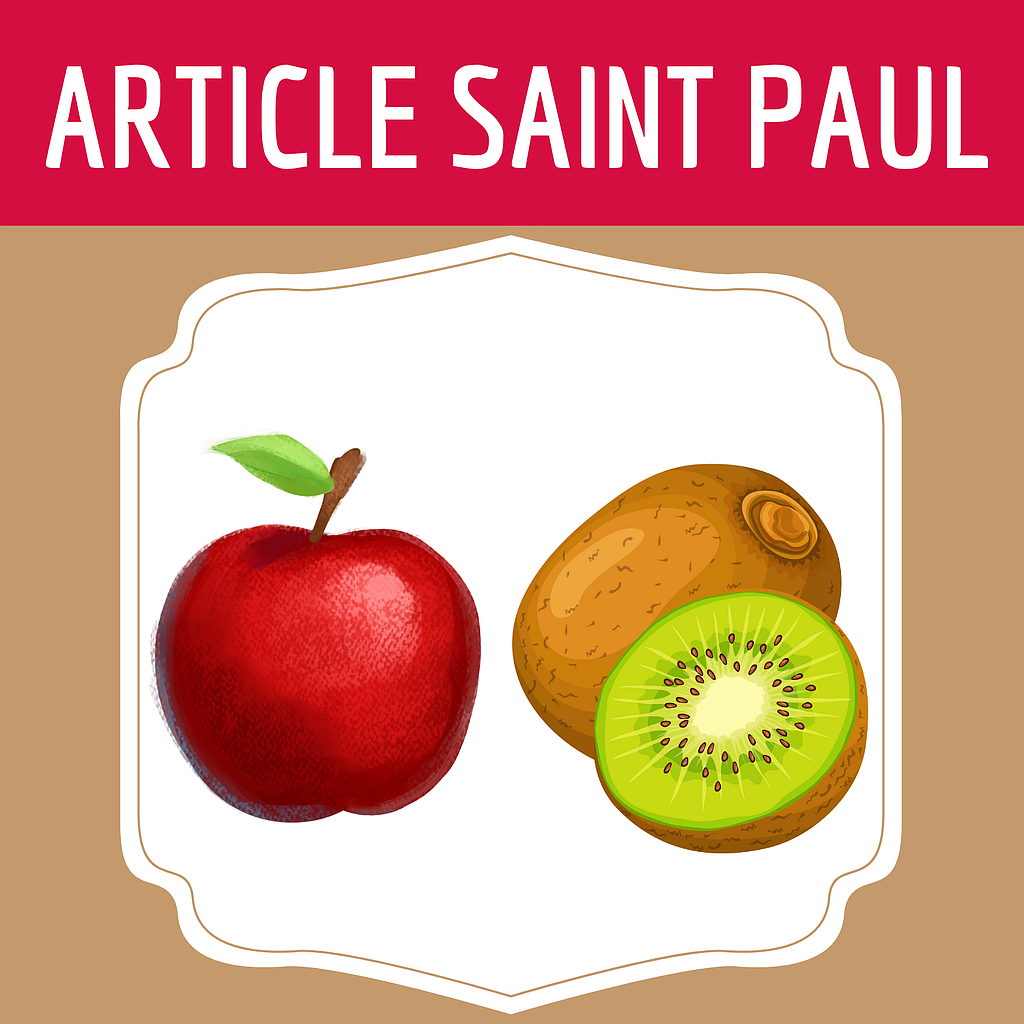 PUREE POMME/KIWI bio 700gr uniquement SAINT PAUL