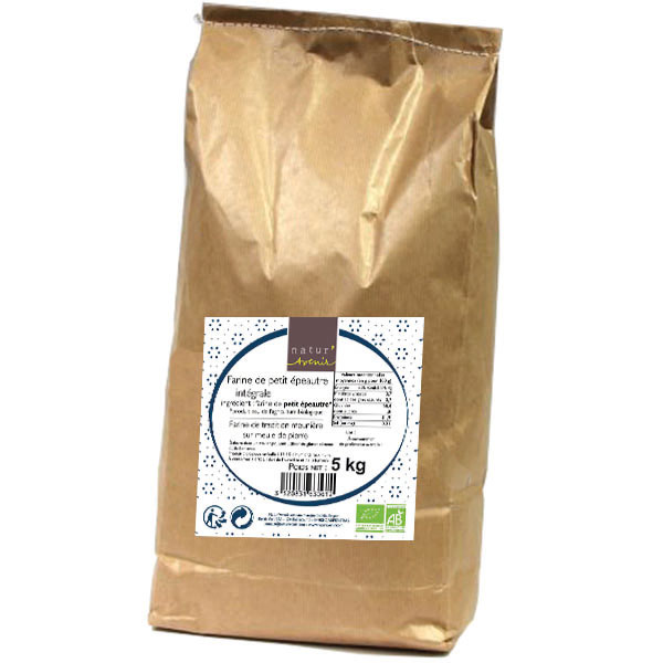 FARINE DE PETIT EPEAUTRE INTEGRALE FRANCE (5KG) NATUR'AVENIR
