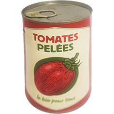 TOMATES PELEES 400G Bio pour tous