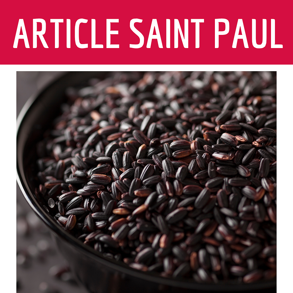 RIZ NOIR (uniquement pour Saint Paul)