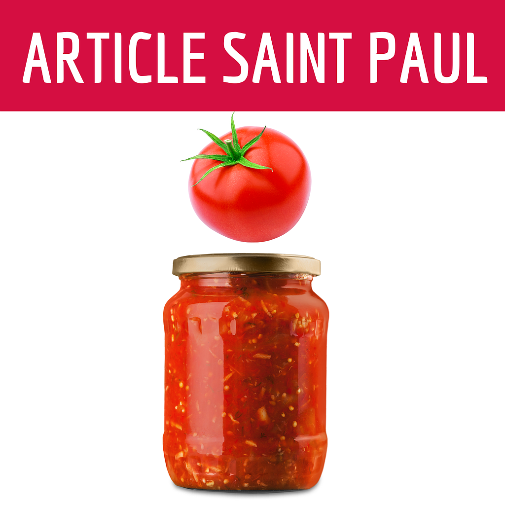 TOMATES BOCAL 660GR (uniquement pour saint paul)