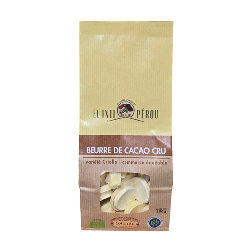 BEURRE DE CACAO CRU 200g