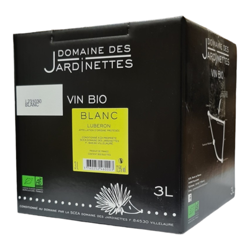 VIN BLANC Jardinettes BIB 3 L
