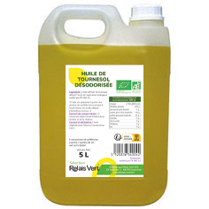 Huile de Tournesol OLEIQUE DESODORISEE bidon 5 L VRAC