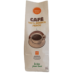 [I-535] CAFE MOULU 500gr Bio pour tous