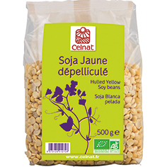 SOJA JAUNE DEPELLICULE FRANCE 500G X6 CELNAT