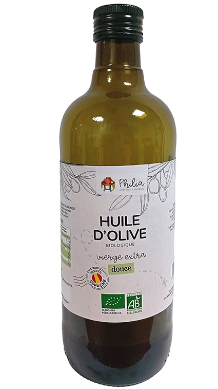 HUILE D'OLIVE VIERGE 1L EXTRA DOUCE ESPAGNE